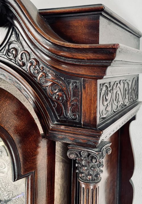 fig 4. Rare Grandmother clock by Hunt & Roskell of London