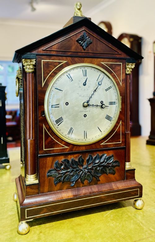 Rare Quarter Striking Bracket Clock by Widenham of London