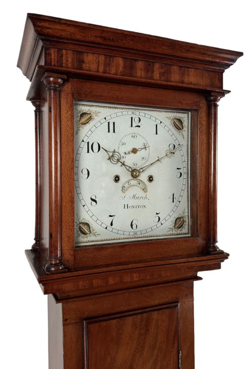 fig 1. Small Devonshire Grandfather Clock