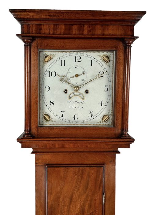 fig 2. Small Devonshire Grandfather Clock