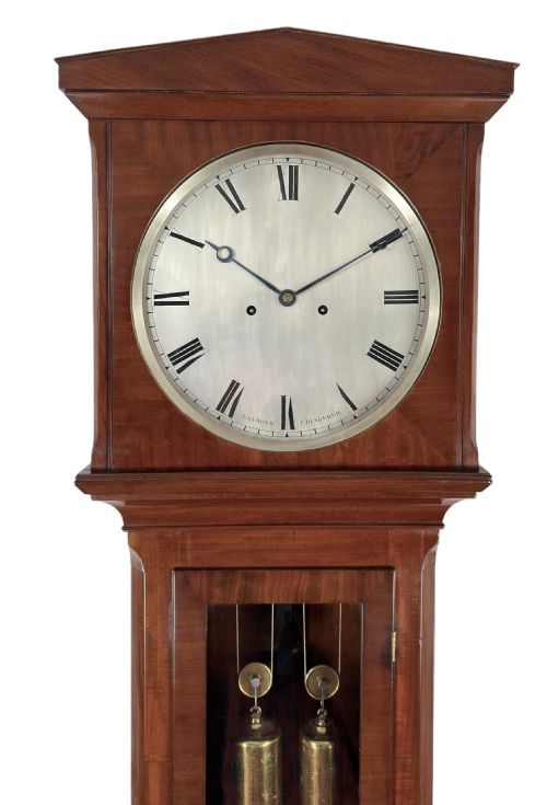 fig 1. Small Scottish longcase clock by Brysons of Edinburgh
