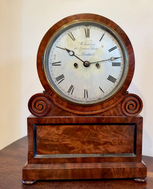 An Unusual and High Quality Bracket Clock by Widenham of London.