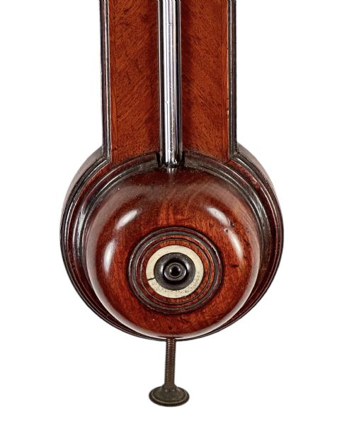 fig 1. Mahogany stick barometer by Downes of Yarmouth