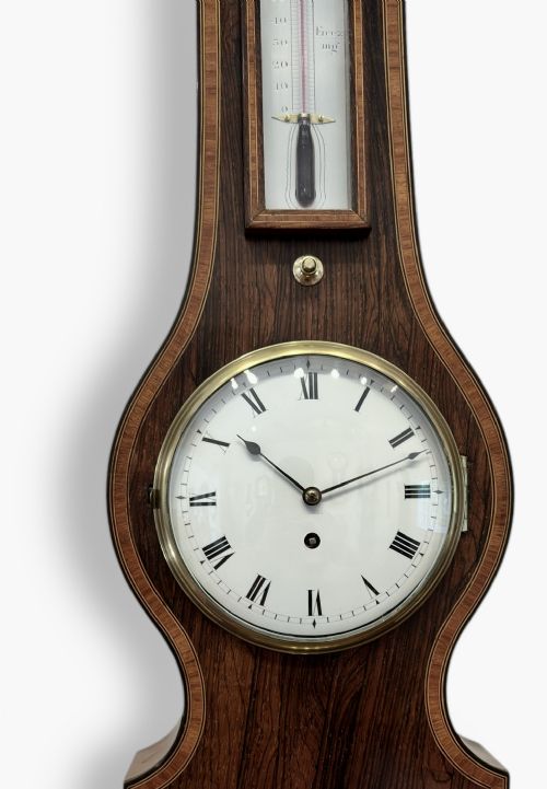 RARE CLOCKBAROMETER BY GANTHONY OF LONDON - ADDITIONAL PHOTO 1