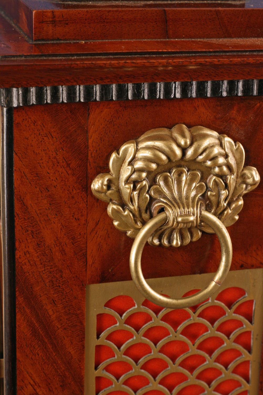 Mahogany chamfer top bracket clock by Tooke of Lynn View VII