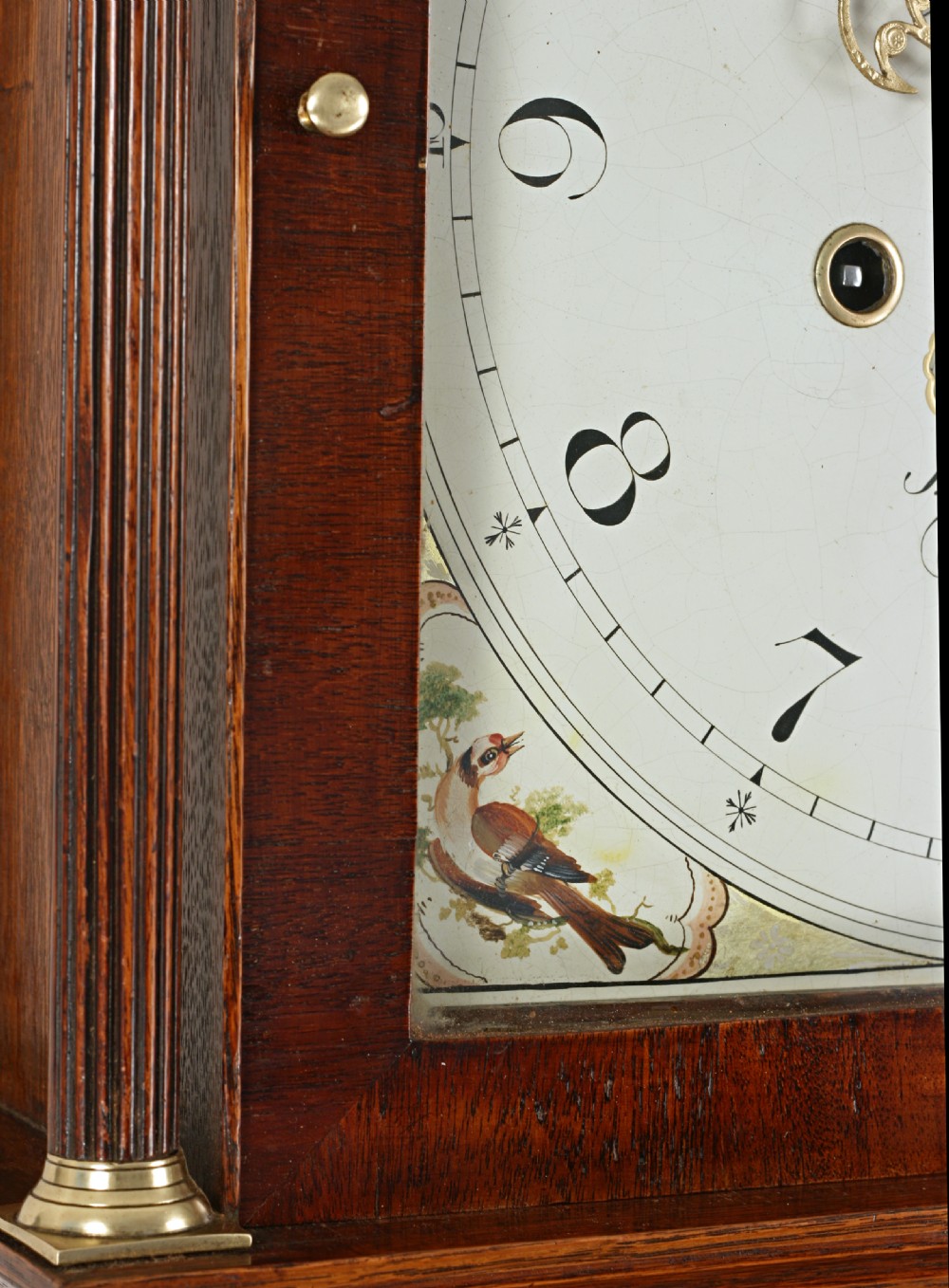 Rare Rocking Ship Automata Longcase Clock by Peatling of Boston View IV