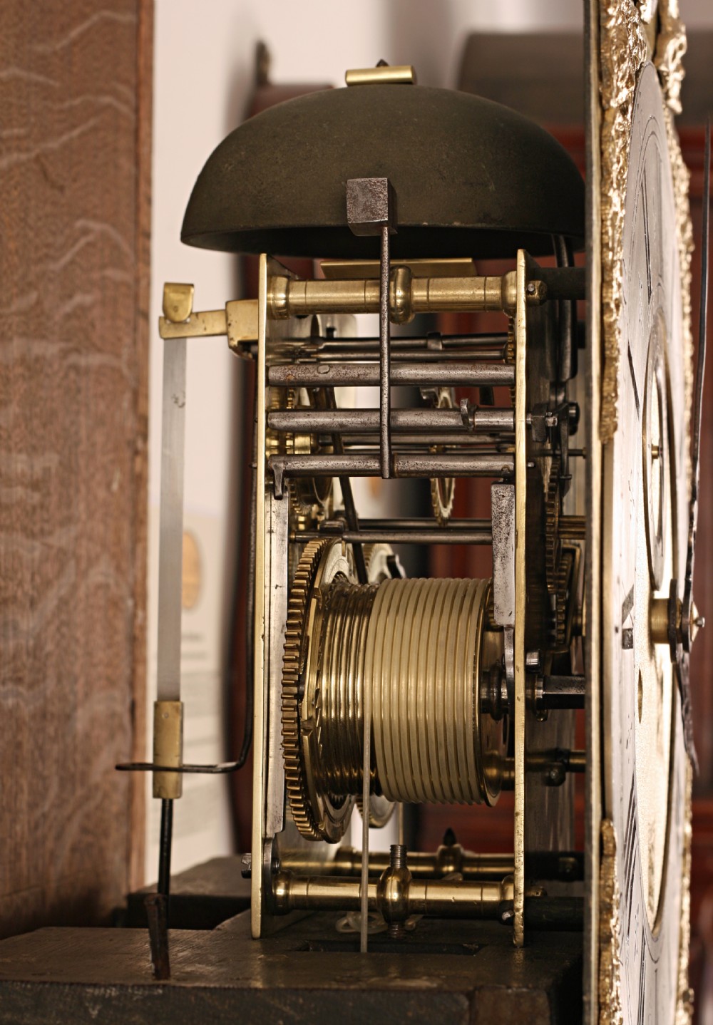 Walnut Longcase Clock by Sellers of Long Acre, London View VI