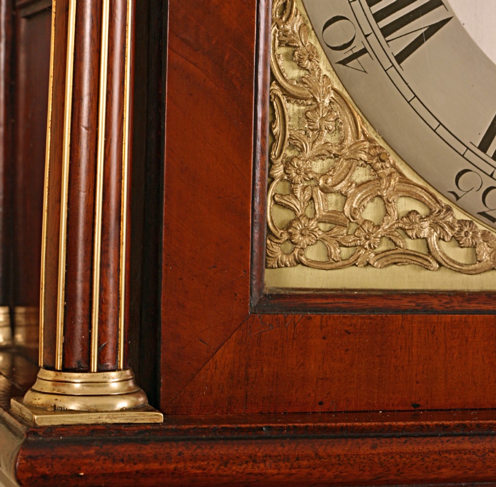 Small mahogany longcase clock by Handy of Uxbridge View III