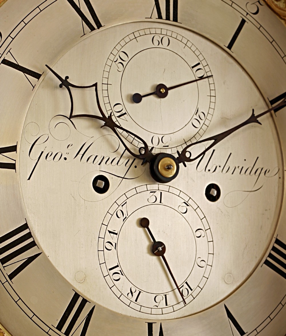 Small mahogany longcase clock by Handy of Uxbridge View VI