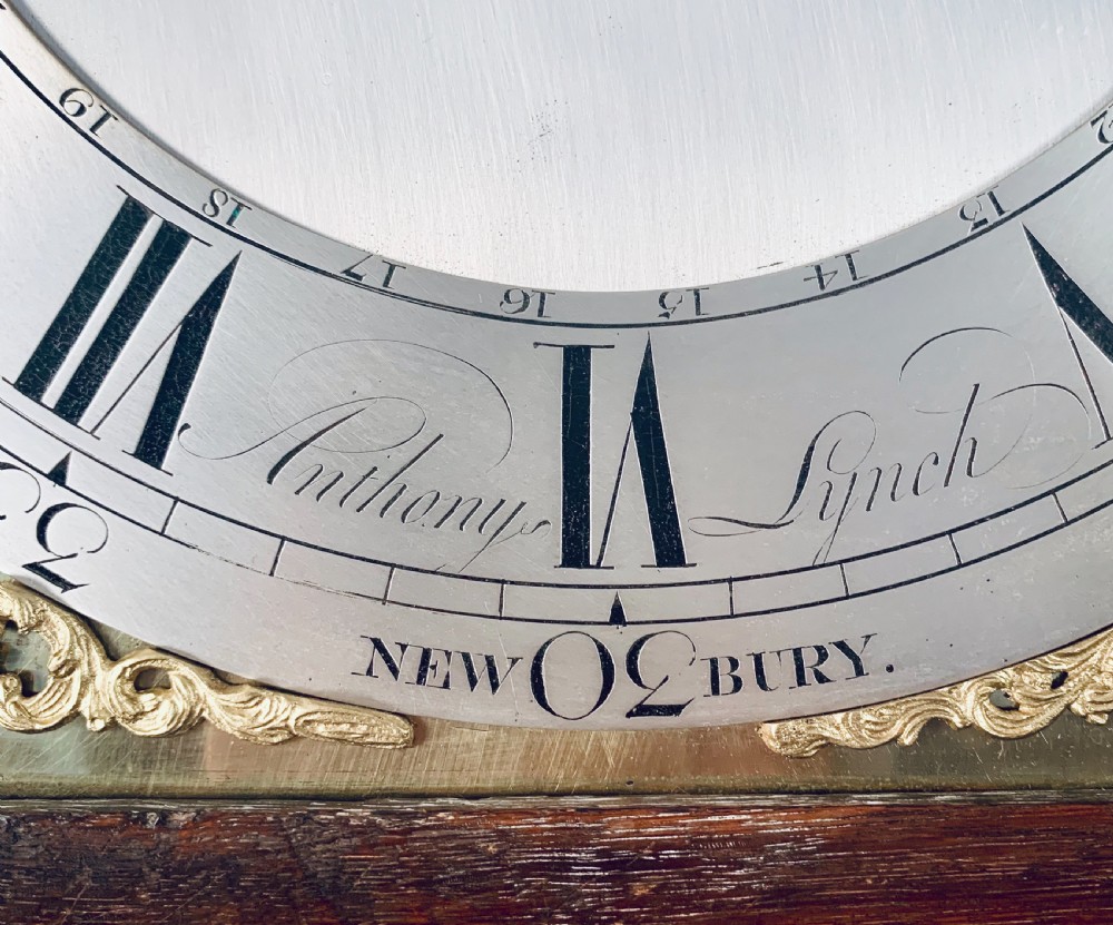 Oak longcase clock by Lynch of Newbury View III