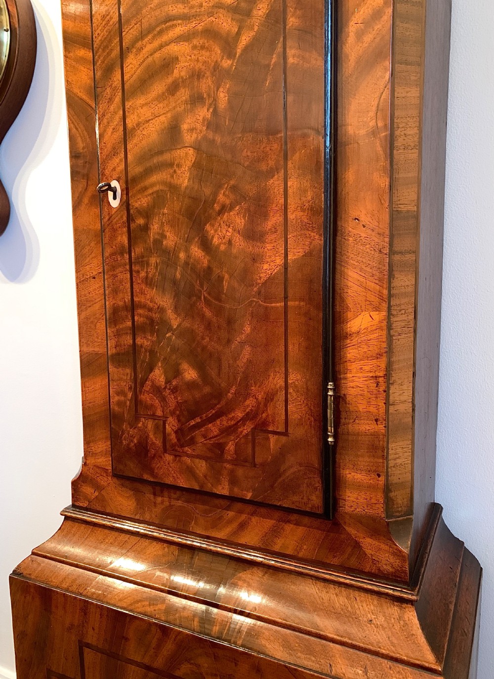 Moonphase longcase clock by Bullock of Bradford on Avon View IV
