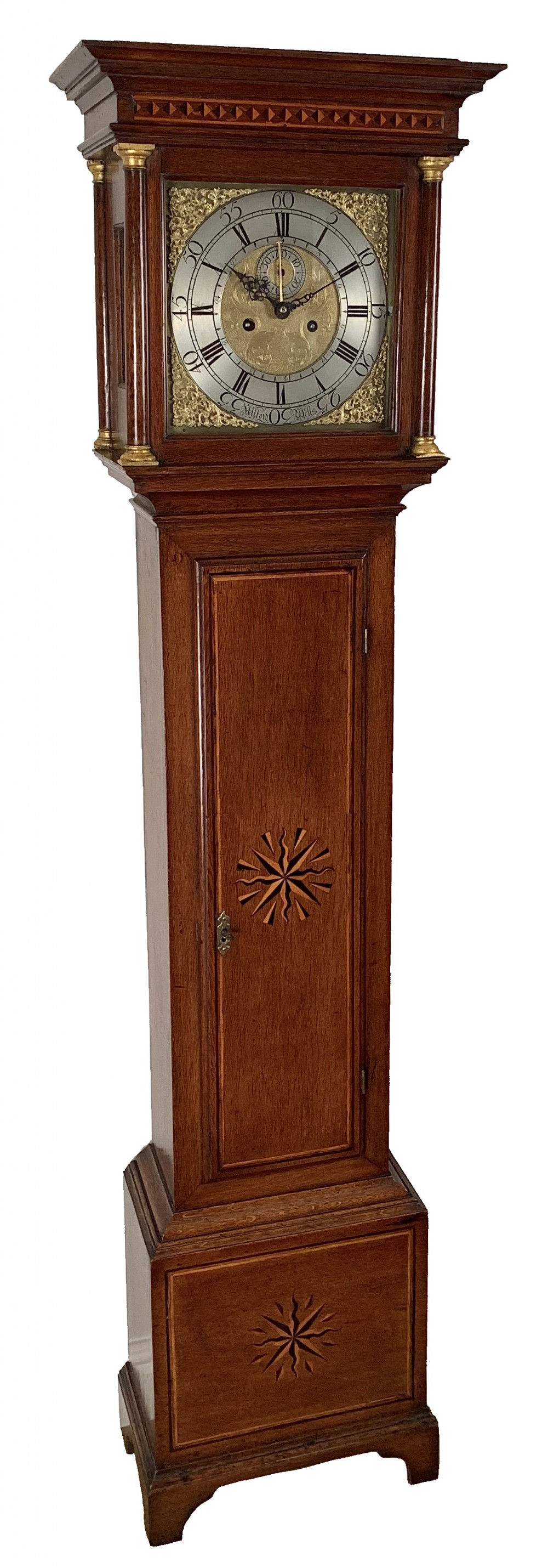 Somerset longcase clock by Alford of Wells