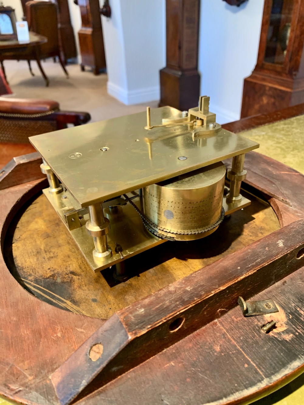 Rare Wall Clock by Dutton & Co of London View III