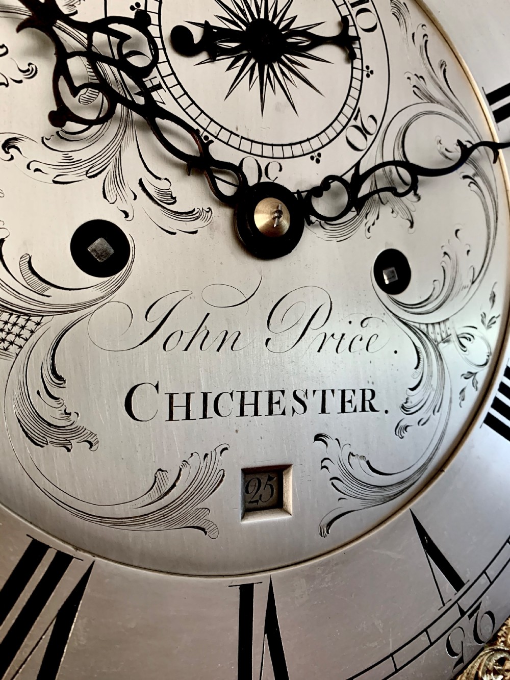 Oak Grandfather Clock by Price of Chichester View VI