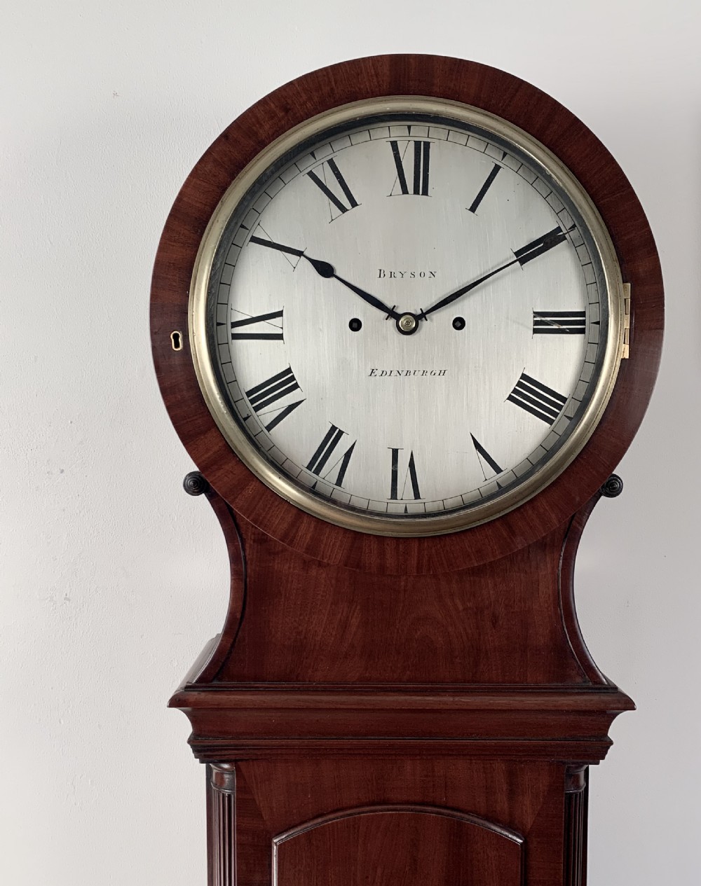 Scottish longcase clock by Bryson of Edinburgh View VI
