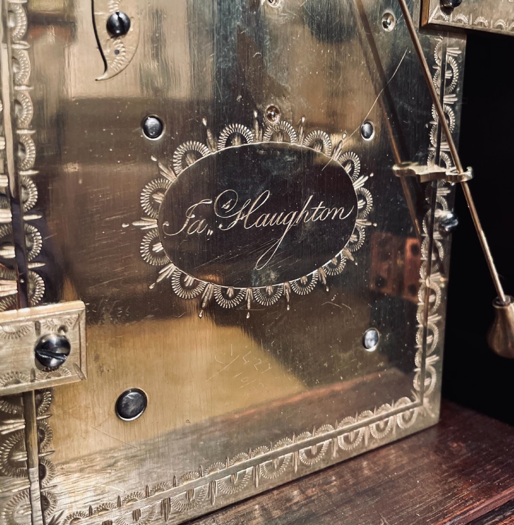 Verge Bracket Clock by Haughton of Southwark View III