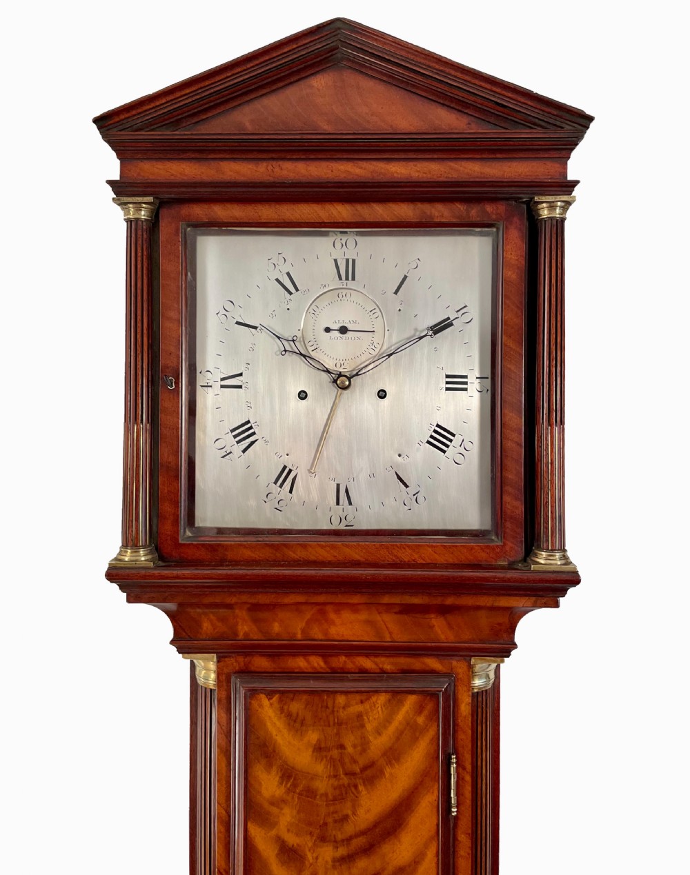 Fine & Rare Longcase Clock by Allam of London View III