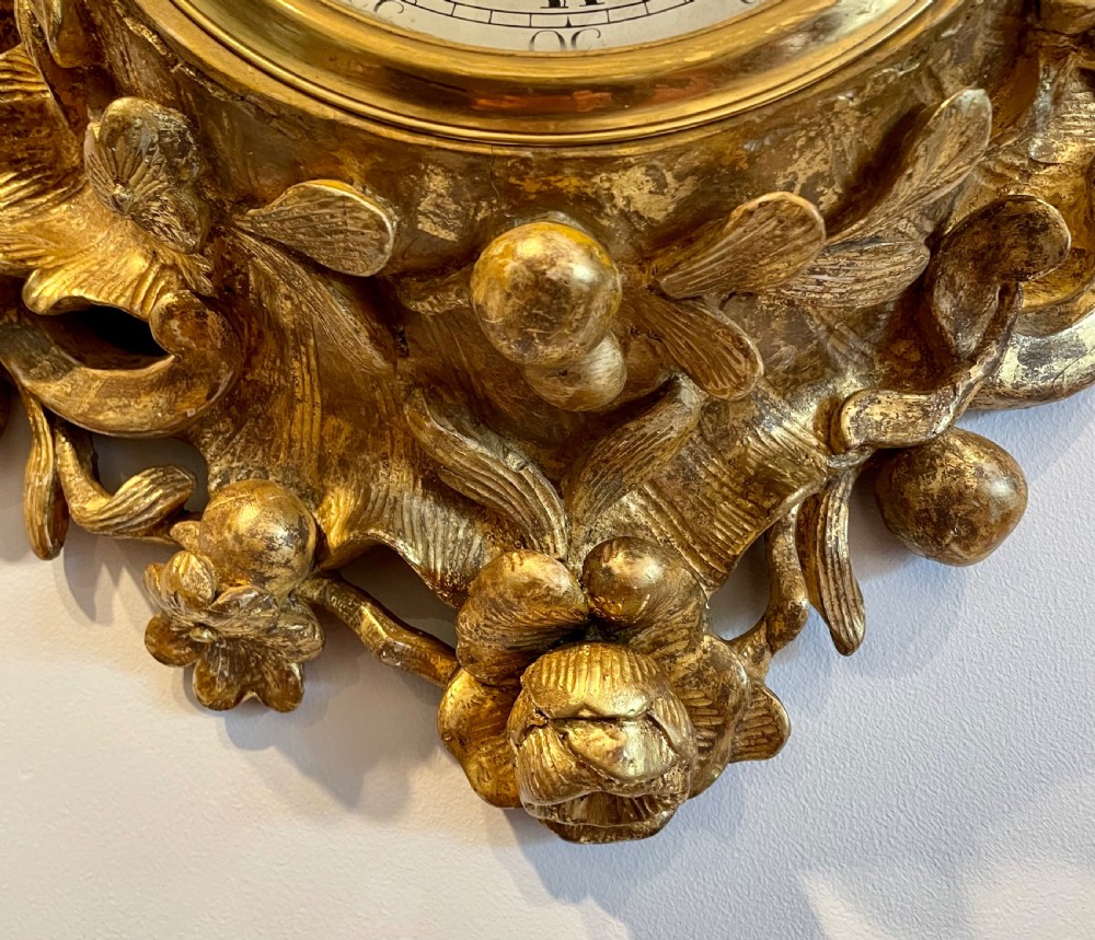 Rare 18th century English Cartel Clock View III