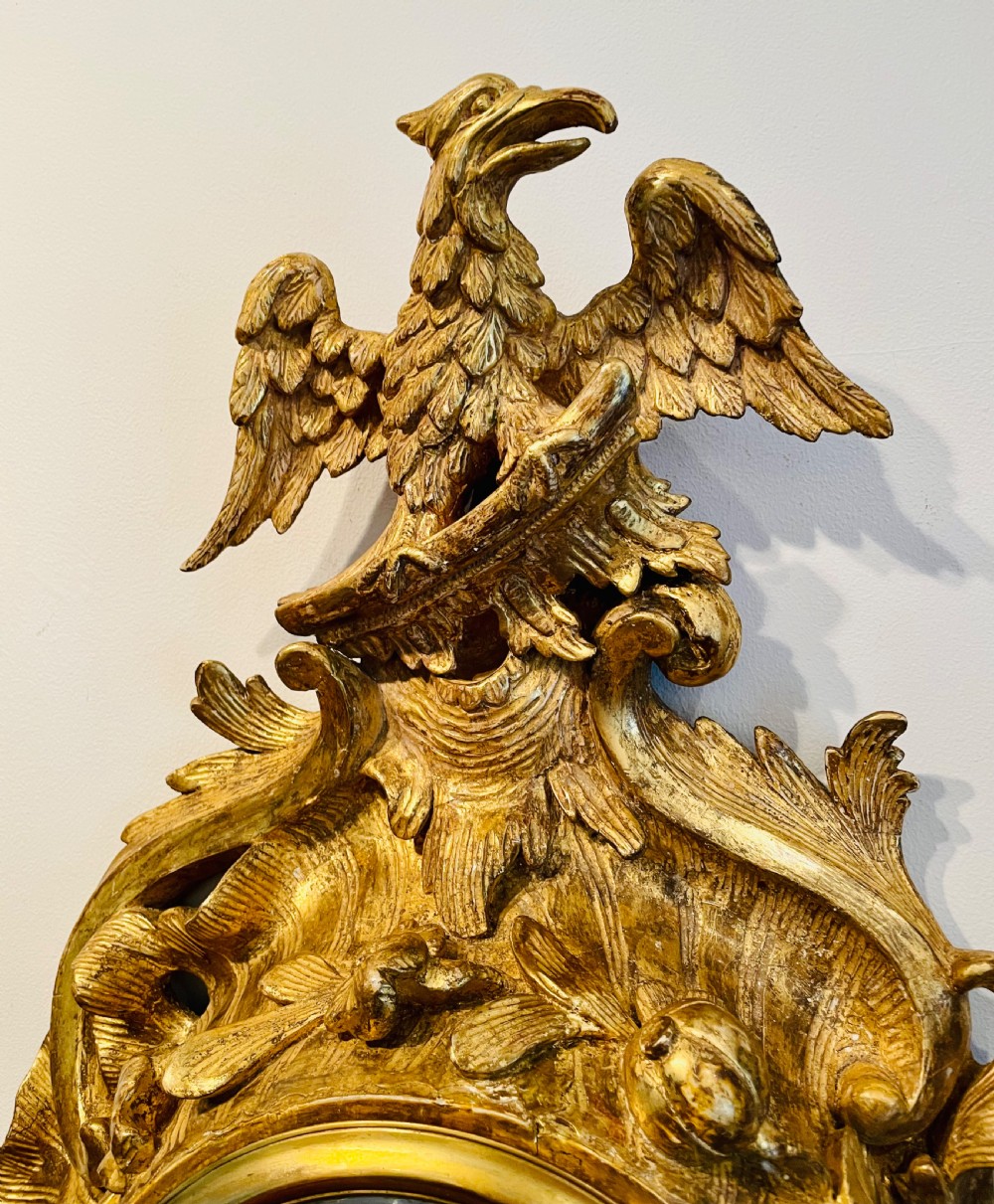 Rare 18th century English Cartel Clock View IV