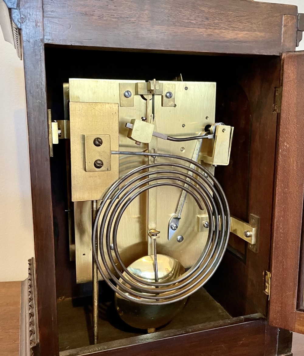 Victorian bracket clock by Webster of London View II