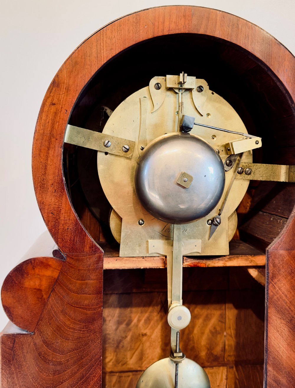 An unusual and high quality bracket clock by Widenham of London.  View II