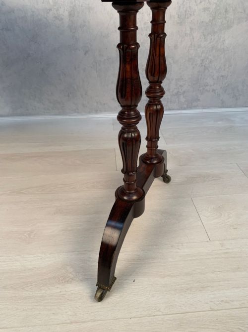 ANTIQUE ROSEWOOD LIBRARY TABLE C18401860 - ADDITIONAL PHOTO 21