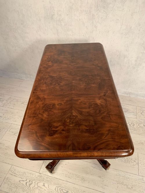 BEAUTIFUL VICTORIAN BURR WALNUT CARD TABLE - ADDITIONAL PHOTO 1