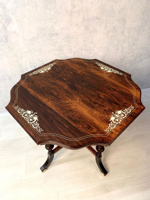 EDWARDIAN ROSEWOOD OCCASIONALSIDE TABLE - ADDITIONAL PHOTO 1