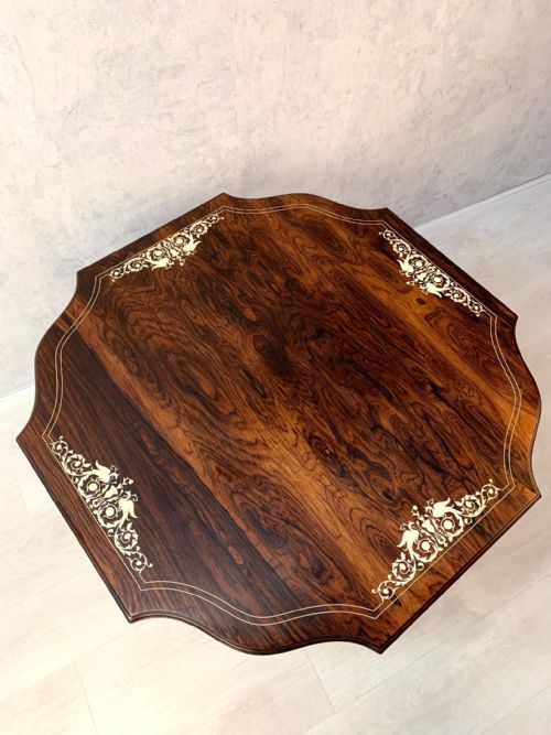 EDWARDIAN ROSEWOOD OCCASIONALSIDE TABLE - ADDITIONAL PHOTO 2