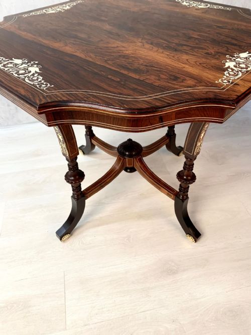 EDWARDIAN ROSEWOOD OCCASIONALSIDE TABLE - ADDITIONAL PHOTO 6