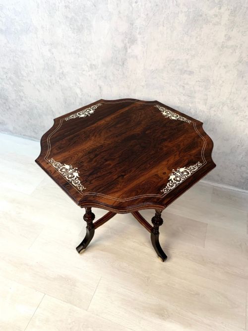 EDWARDIAN ROSEWOOD OCCASIONALSIDE TABLE - ADDITIONAL PHOTO 7