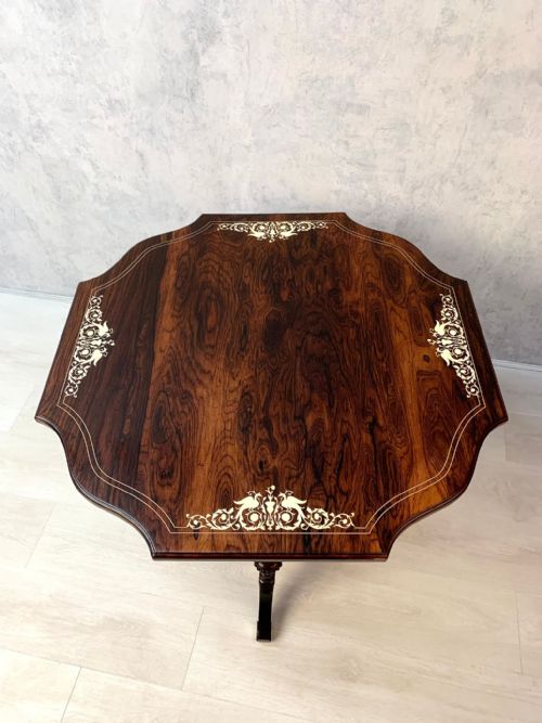 EDWARDIAN ROSEWOOD OCCASIONALSIDE TABLE - ADDITIONAL PHOTO 8