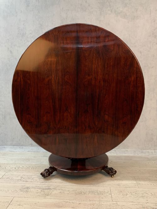 outstanding quality william iv rosewood centre table - CATEGORY: ANTIQUE TABLES - DATED 19TH CENTURY