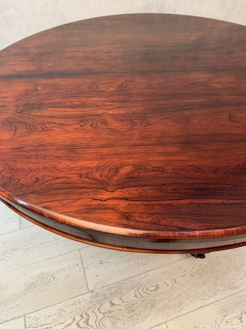 OUTSTANDING QUALITY WILLIAM IV ROSEWOOD CENTRE TABLE - ADDITIONAL PHOTO 3