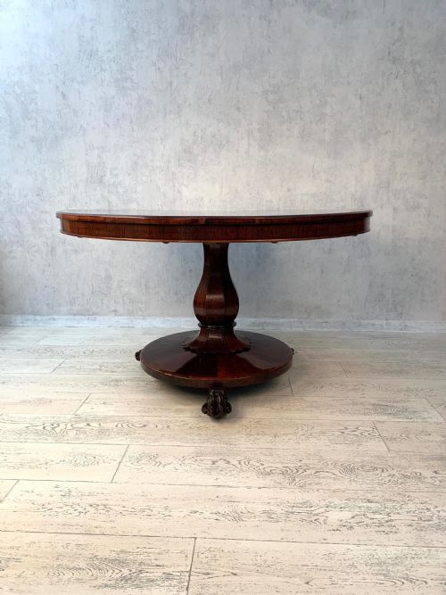 OUTSTANDING QUALITY WILLIAM IV ROSEWOOD CENTRE TABLE - ADDITIONAL PHOTO 4
