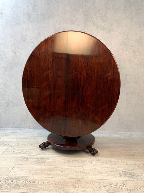 OUTSTANDING QUALITY WILLIAM IV ROSEWOOD CENTRE TABLE - ADDITIONAL PHOTO 5
