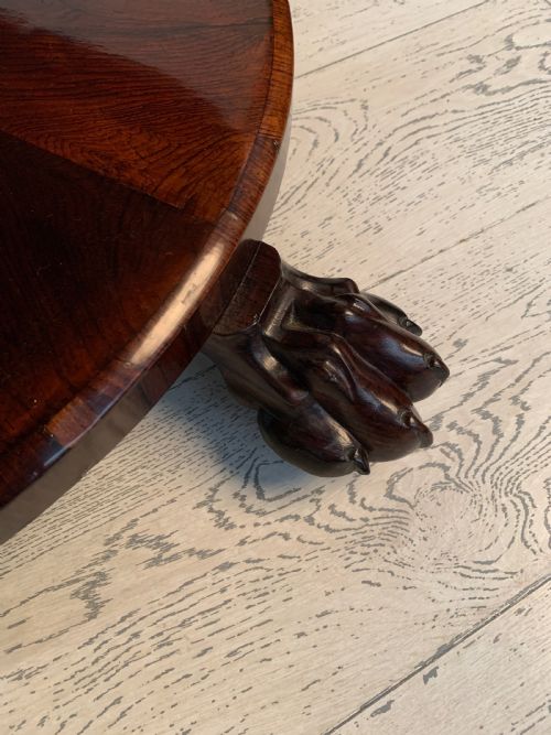 OUTSTANDING QUALITY WILLIAM IV ROSEWOOD CENTRE TABLE - ADDITIONAL PHOTO 6