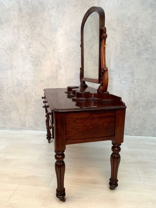 ELEGANT VICTORIAN MAHOGANY DRESSING TABLE - ADDITIONAL PHOTO 12
