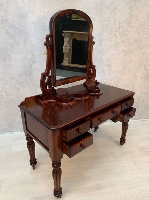 ELEGANT VICTORIAN MAHOGANY DRESSING TABLE - ADDITIONAL PHOTO 16