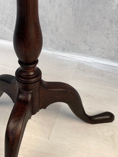 GEORGE III OAK TILT TOP OCCASIONAL TABLE - ADDITIONAL PHOTO 19