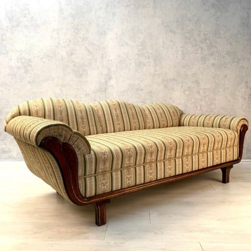 beautiful large biedermeier three seater sofa - CATEGORY: ANTIQUE SOFAS - DATED 19TH CENTURY