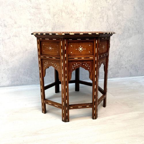 19TH CENTURY ANGLO INDIAN ROSEWOOD OCCASIONALSIDE TABLE - ADDITIONAL PHOTO 1
