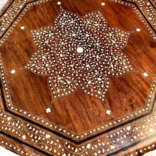19TH CENTURY ANGLO INDIAN ROSEWOOD OCCASIONALSIDE TABLE - ADDITIONAL PHOTO 3