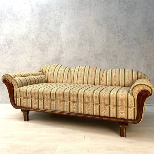BEAUTIFUL LARGE BIEDERMEIER THREE SEATER SOFA - ADDITIONAL PHOTO 8