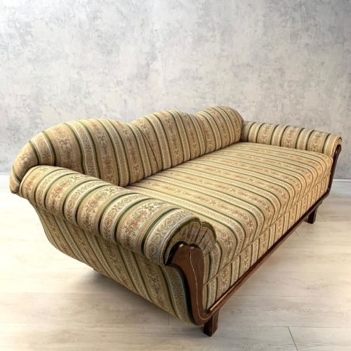 BEAUTIFUL LARGE BIEDERMEIER THREE SEATER SOFA - ADDITIONAL PHOTO 9
