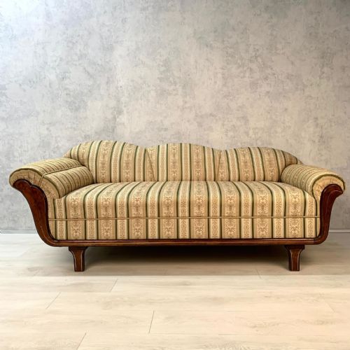 BEAUTIFUL LARGE BIEDERMEIER THREE SEATER SOFA - ADDITIONAL PHOTO 15