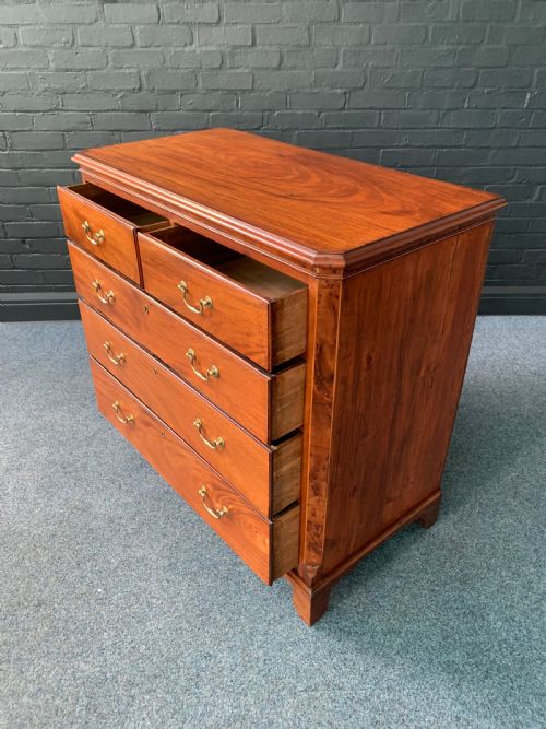 PRETTY GEORGE III MAHOGANY CHEST OF DRAWERS - ADDITIONAL PHOTO 28