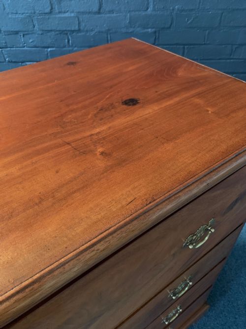 BEAUTIFUL MAHOGANY SECRETAIRE CHEST - ADDITIONAL PHOTO 6