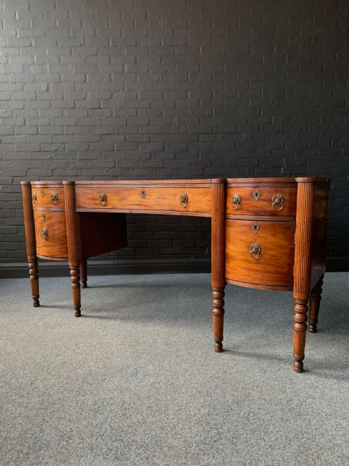 george iv mahogany pedestal sideboard - CATEGORY: ANTIQUE SIDEBOARDS - DATED GEORGIAN