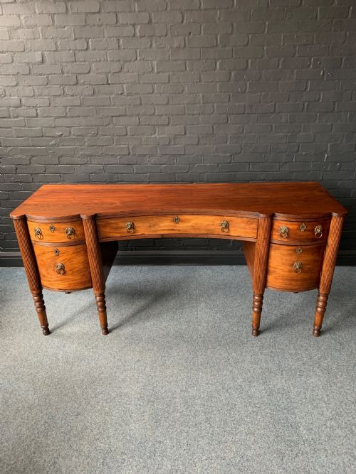 GEORGE IV MAHOGANY PEDESTAL SIDEBOARD - ADDITIONAL PHOTO 4